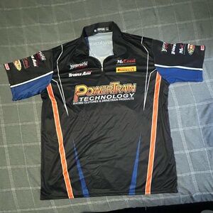 PowerTrain Technology Men's Black Racing Jersey